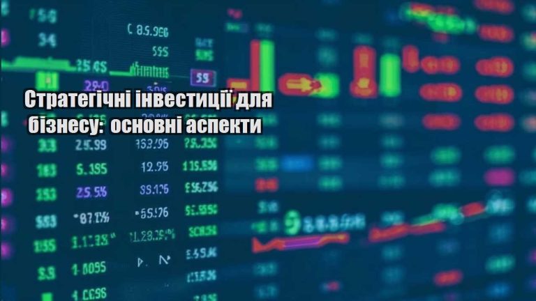 strategichni investycziyi dlya biznesu osnovni aspekty