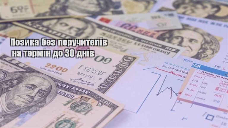 pozyka bez poruchyteliv na termin do 30 dniv