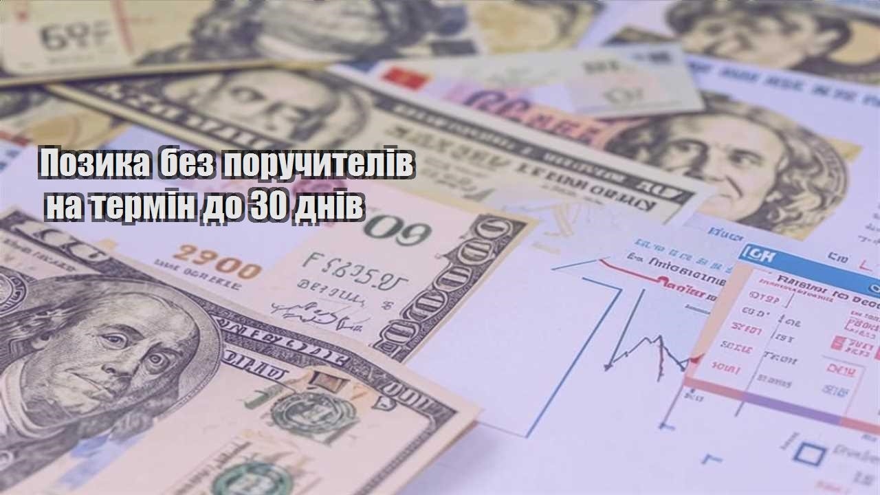 pozyka bez poruchyteliv na termin do 30 dniv