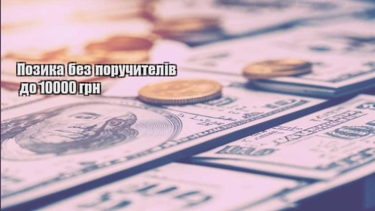 pozyka bez poruchyteliv do 10000 grn