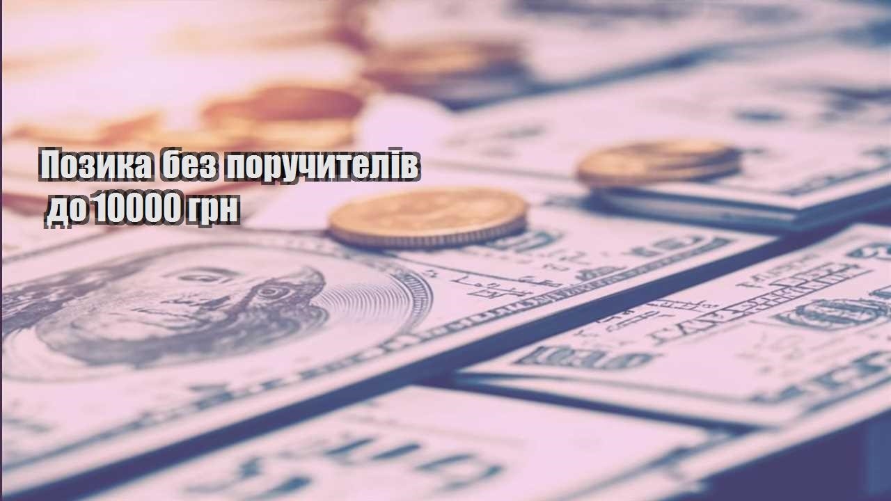 pozyka bez poruchyteliv do 10000 grn